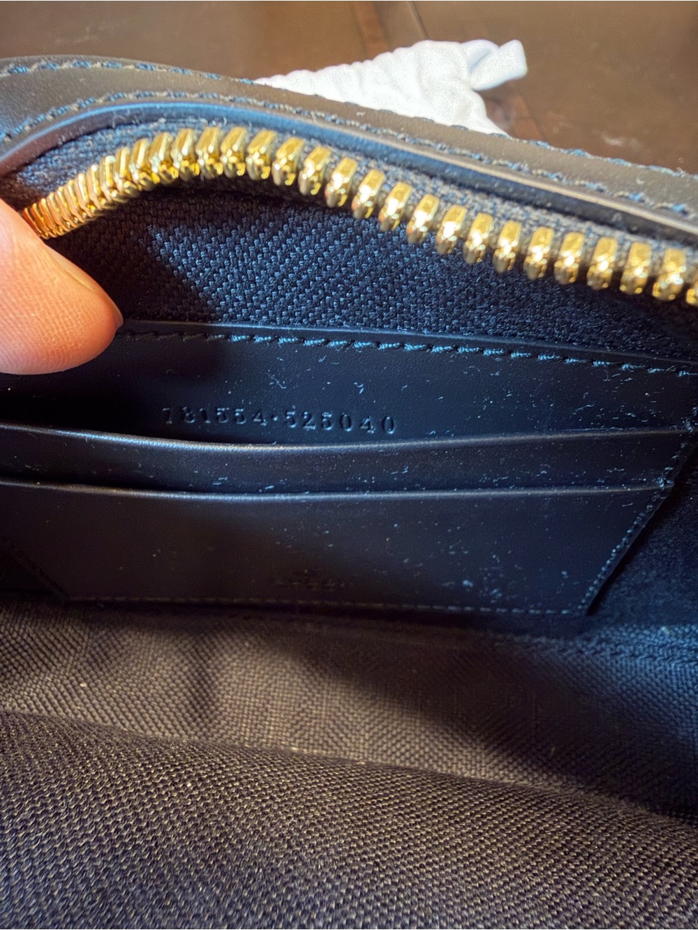 New Authentic Gucci GG Supreme Logo Shoulder Bag Black Leather - Picture 15 of 15